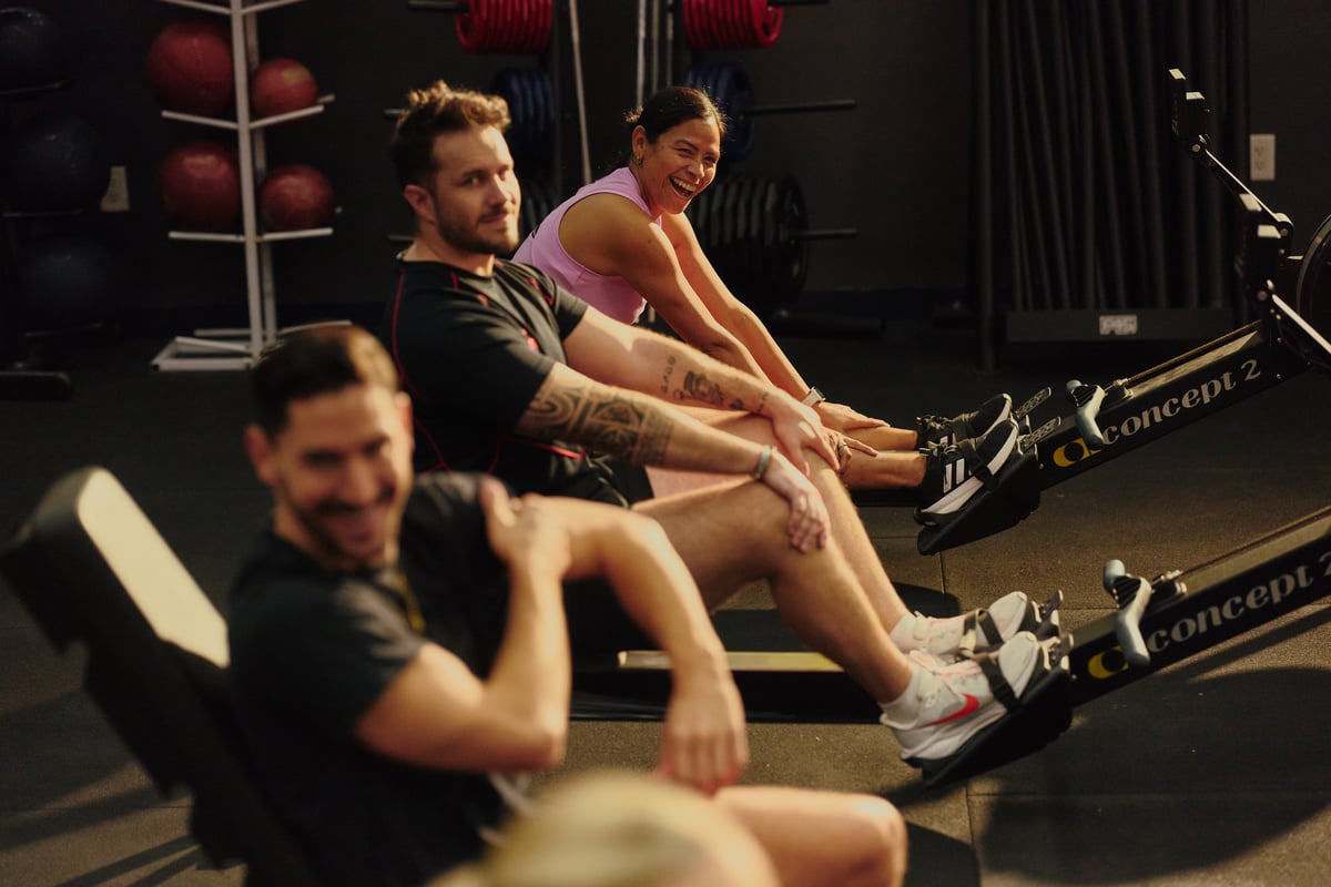 Members on the rowers
