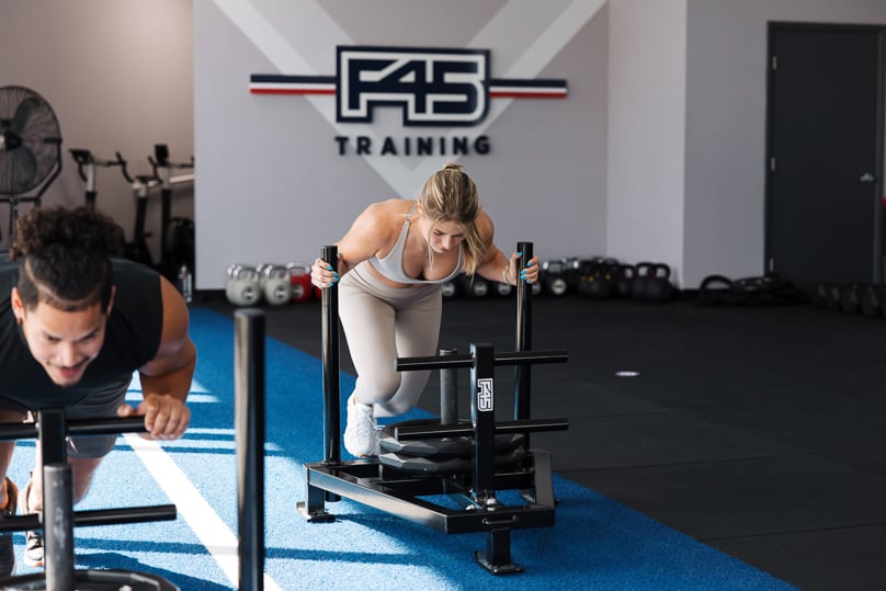 Hybrid class at F45