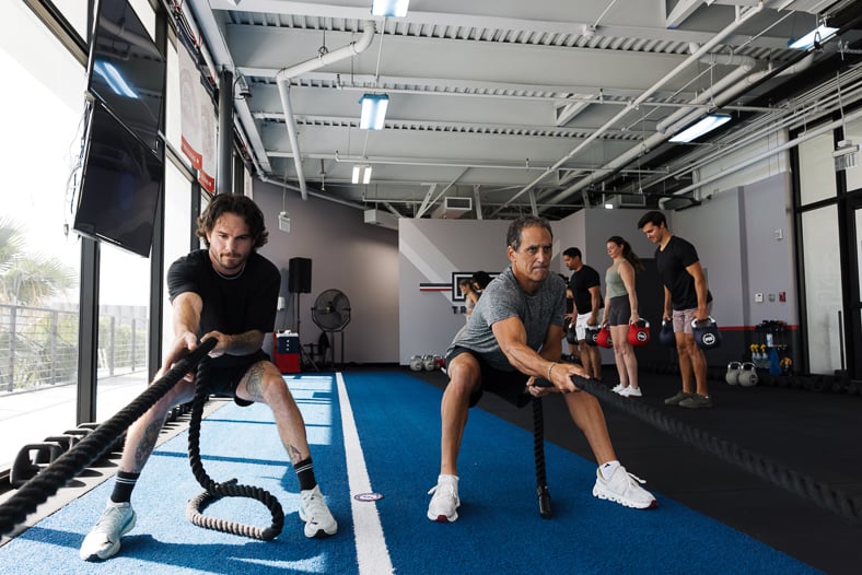 Cardio class at F45